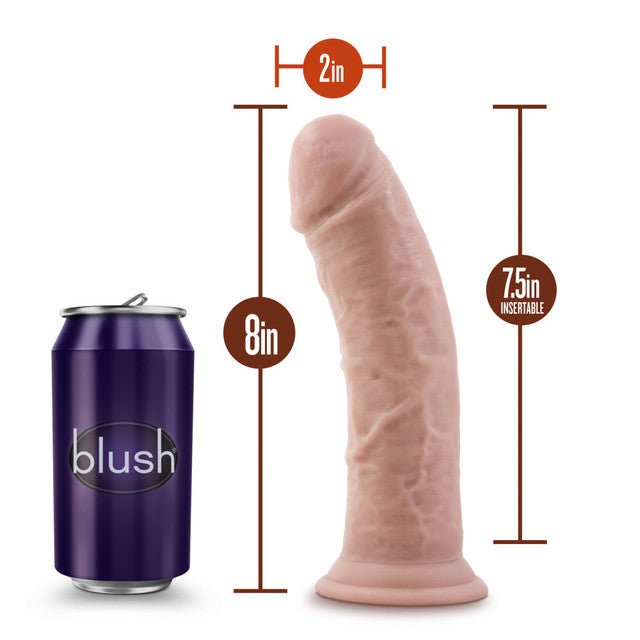 Dr. Skin Plus - 8 Inch Thick Posable Dildo