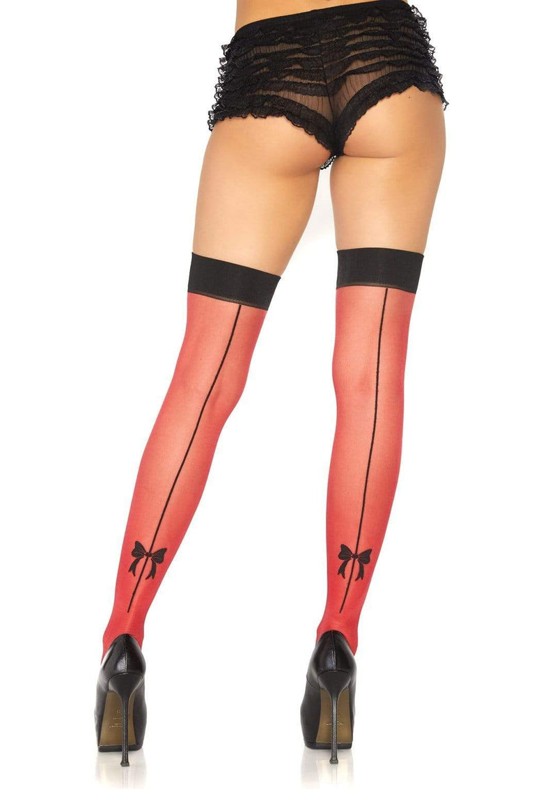 Scarlet Thigh High Stockings