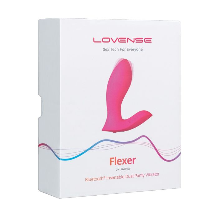 Lovense Flexer Dual Panty Vibrator - Pink