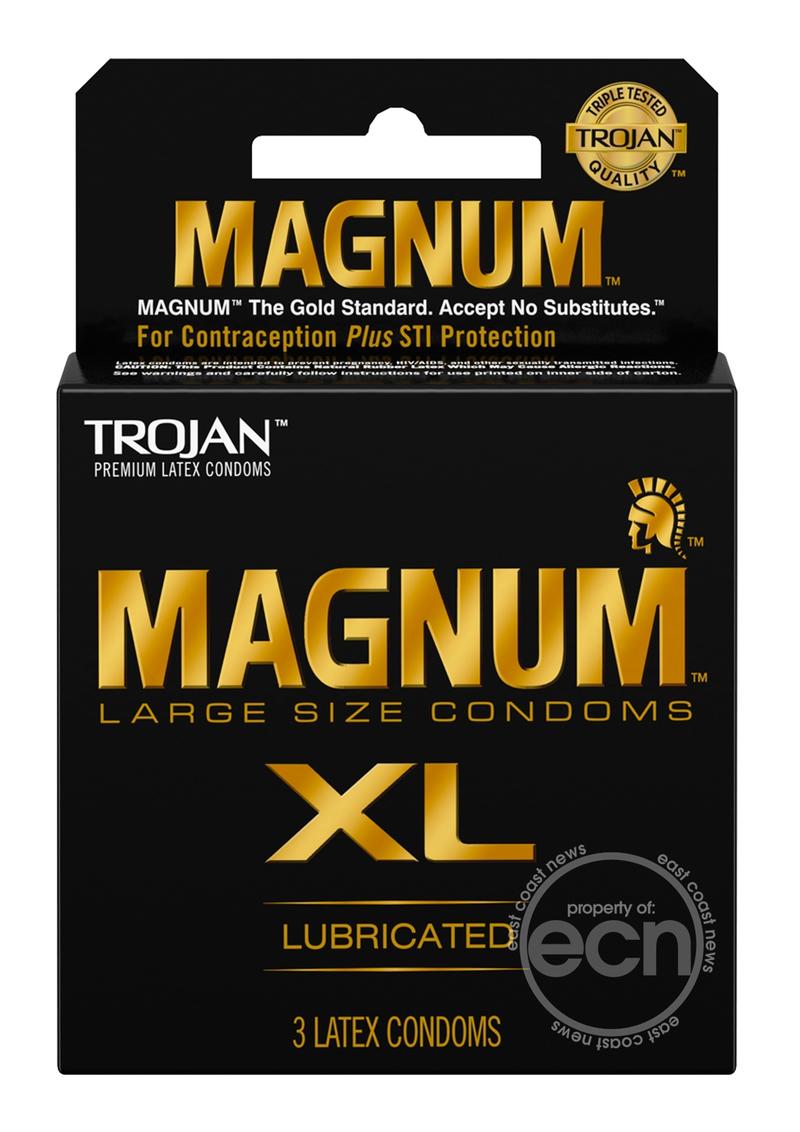 Trojan Condom Magnum 3 Pack - The Lingerie Store