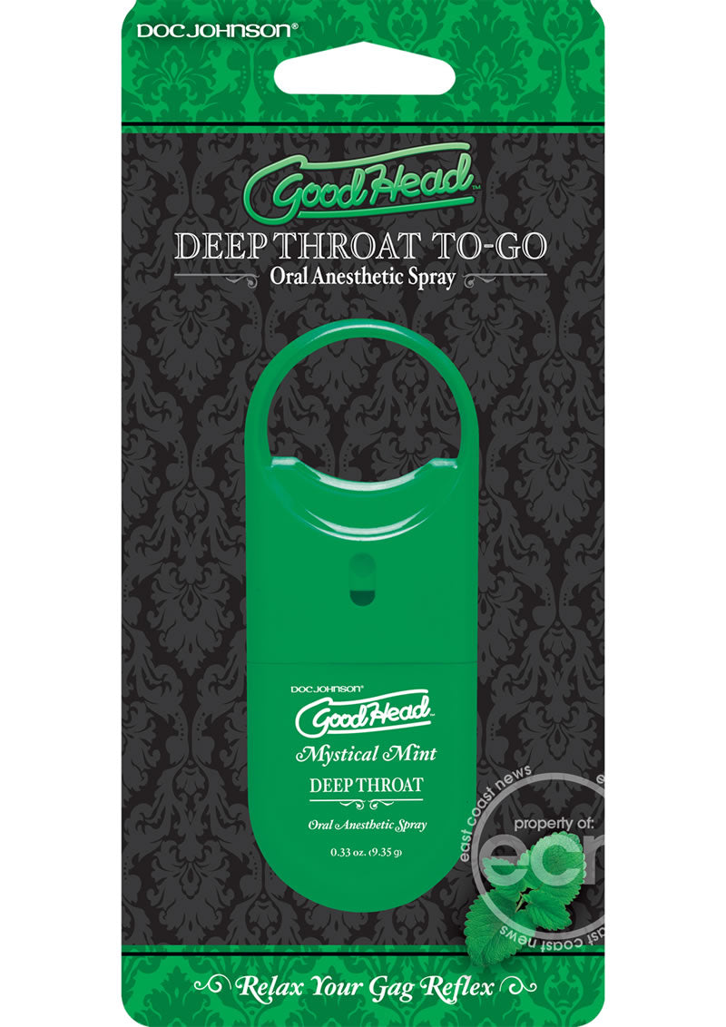 Goodhead Deep Throat To-Go Oral Anesthetic Spray .33oz - The Lingerie Store