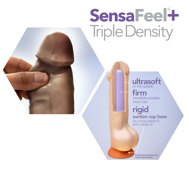 Dr. Skin Plus - 8 Inch Thick Posable Dildo