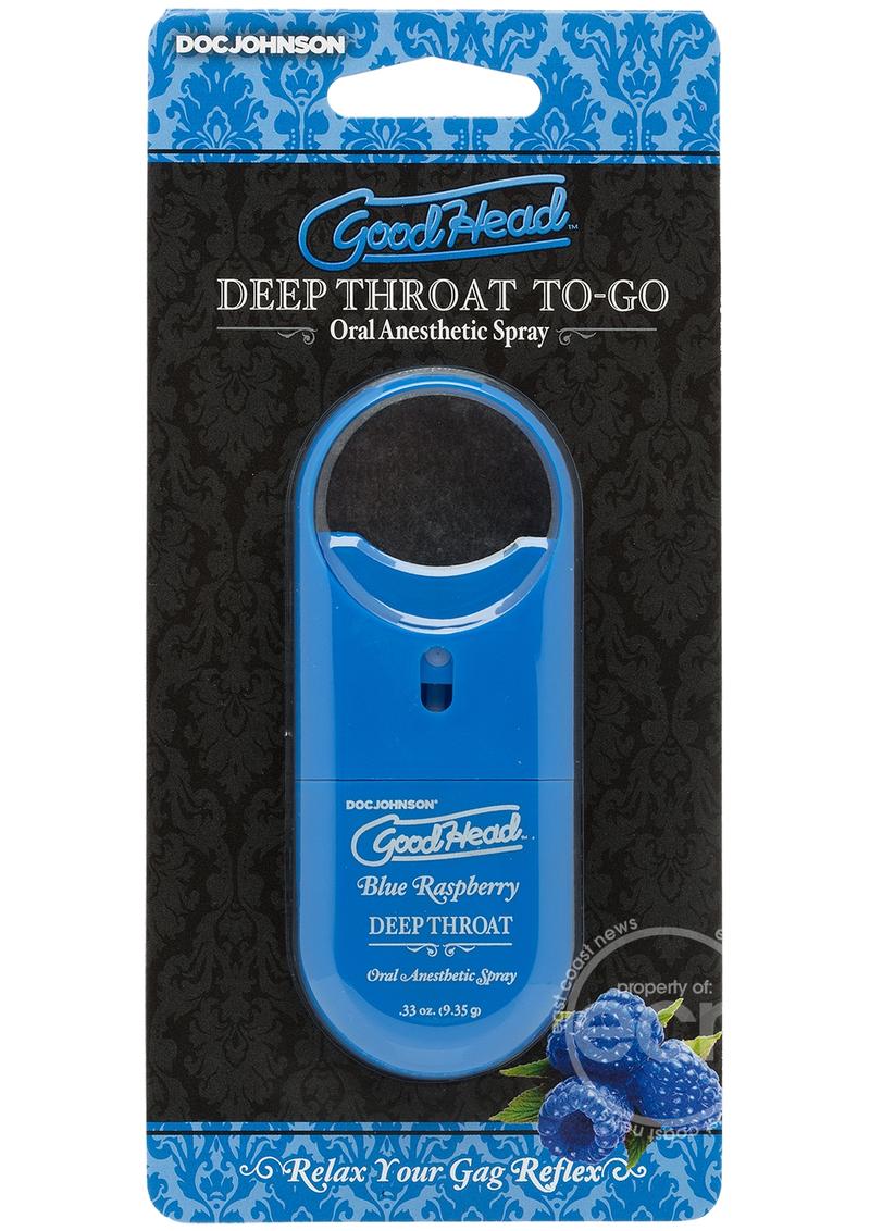 Goodhead Deep Throat To-Go Oral Anesthetic Spray .33oz - The Lingerie Store