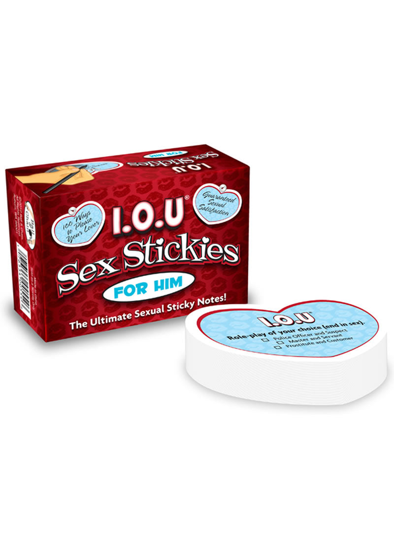 IOU Sex Stickies For Him The Ultimate Sexual Sticky Notes - The Lingerie Store