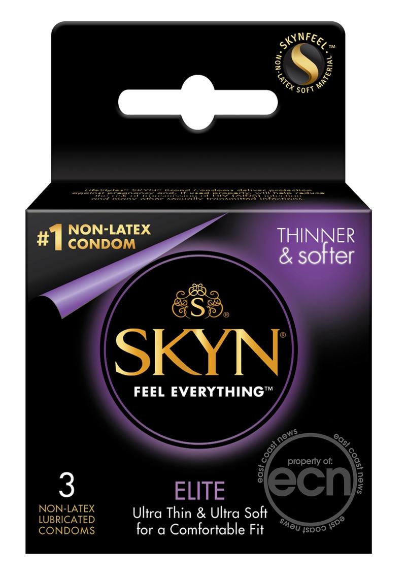 Lifesyles Skyn Lubricated Condoms 3-Pack - The Lingerie Store