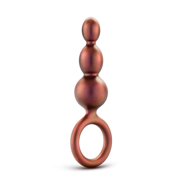 Anal Adventures Matrix - Beaded Loop Plug - Copper